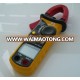 YH330A Digital Clamp Meter Multimeter AC DC Electronic Tester Mini AC Clamp Meters 1999 Counts Hook on ammeters